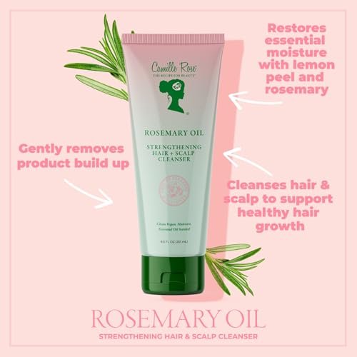 Camille Rose Rosemary Oil Hair and Scalp Cleanser with Castor, Peppermint & Rosemary Oils - 8.5 fl oz Avelisse