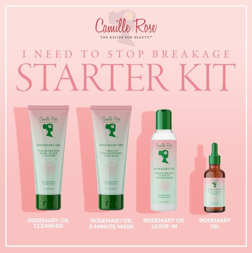 Camille Rose Rosemary Oil Hair and Scalp Cleanser with Castor, Peppermint & Rosemary Oils - 8.5 fl oz Avelisse