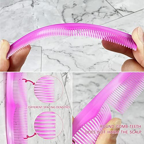 zYoung 50 Pcs Hair Combs Set - Fine Plastic Pocket Combs for Women and Men - görsel 8