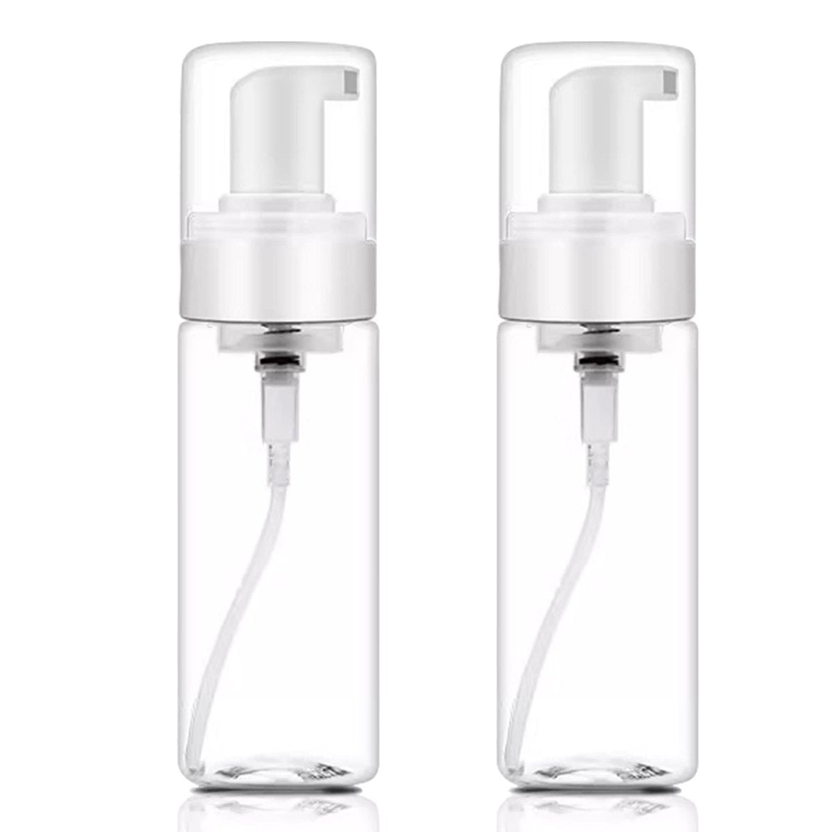 2-Pack 200ml/7oz Foaming Pump Bottle Dispenser - Transparent Empty Spray Bottles for Hand Soap, Dish Soap & More - Ombre Plastic - görsel 1