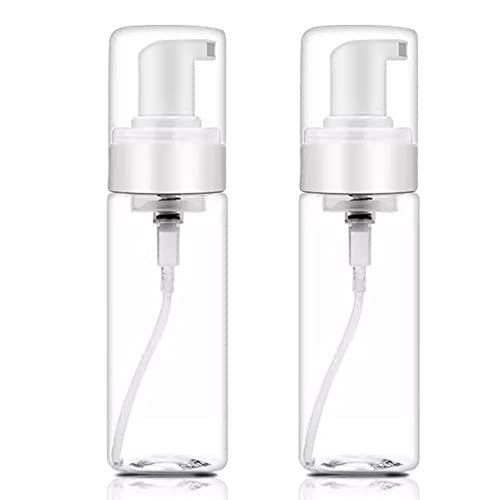 2-Pack 200ml/7oz Foaming Pump Bottle Dispenser - Transparent Empty Spray Bottles for Hand Soap, Dish Soap & More - Ombre Plastic - görsel 2