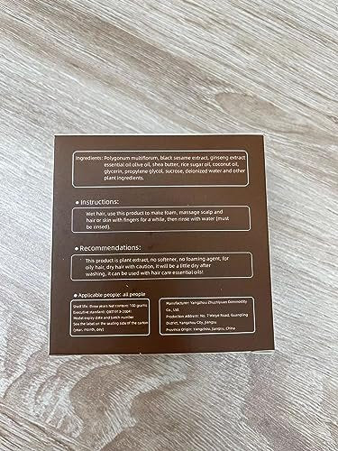 Fallopia Multiflora Shampoo Bar 3-Pack for Black & Thick Hair - He Shou Wu Shampoo Soap, Deeply Cleanses Scalp & Hair, Promotes Growth, Prevents Hair Loss - görsel 16