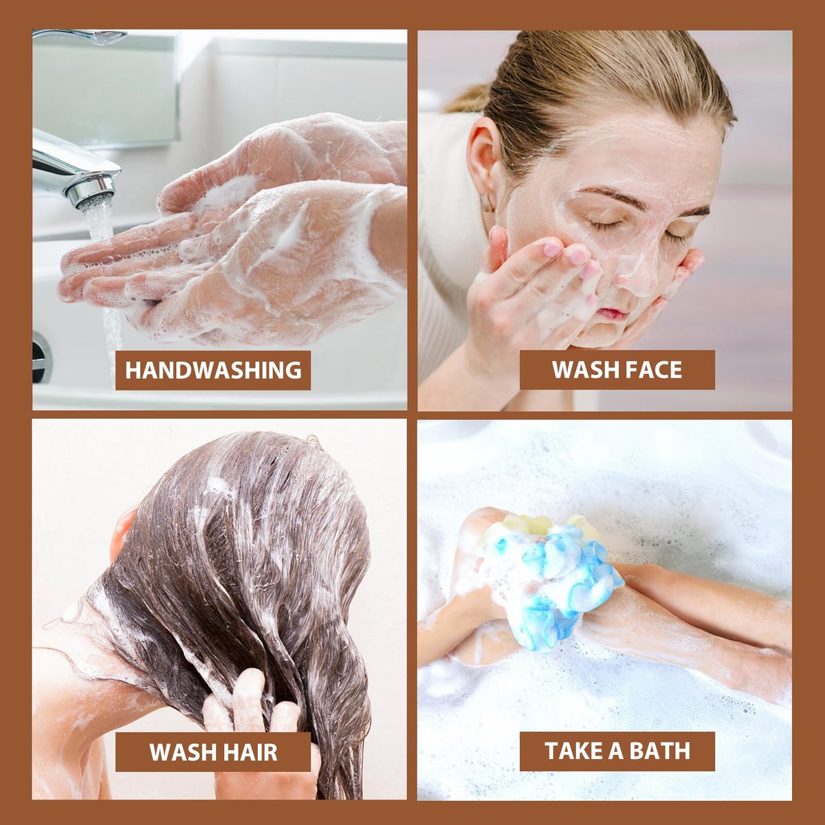 Fallopia Multiflora Shampoo Bar 3-Pack for Black & Thick Hair - He Shou Wu Shampoo Soap, Deeply Cleanses Scalp & Hair, Promotes Growth, Prevents Hair Loss - görsel 5
