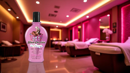 Brown Sugar Double Dark Black Chocolate Ice Cream 400X Tanning Lotion - Advanced Bronzer for Indoor/Outdoor Tanning, 7.5 oz