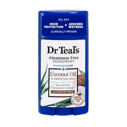 Dr. Teal's Deodorant Variety Gift Set (2 Pack, 2.65 oz Each) - Eucalyptus & Coconut Oil - Essential Oils, Shea Butter & Magnesium Help Absorb Moisture & Keep Skin Clean & Healthy - görsel 3