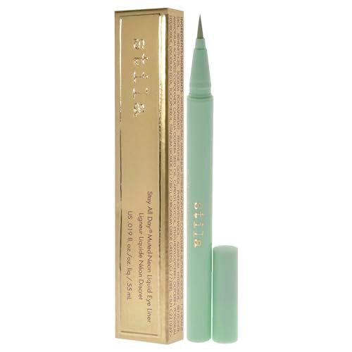 stila Stay All Day® Muted-Neon Liquid Eye Liner – Hint of Mint (0.02 Fl Oz) - görsel 8