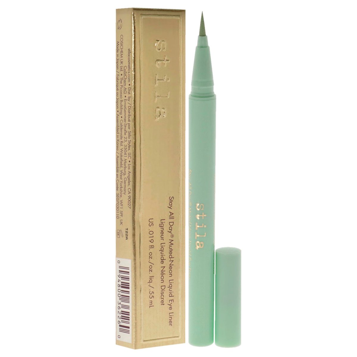 stila Stay All Day® Muted-Neon Liquid Eye Liner – Hint of Mint (0.02 Fl Oz) - görsel 5