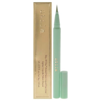 stila Stay All Day® Muted-Neon Liquid Eye Liner – Hint of Mint (0.02 Fl Oz)