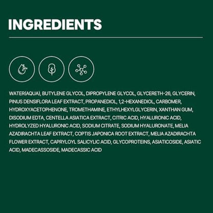 ROUND LAB Pine Calming Cica Ampoule 1.01 Fl Oz – Hydrating & Soothing Serum with Pine Cica and Hyaluronic Acid for Skin Barrier Strengthening, Gentle Exfoliation, Deep Moisture