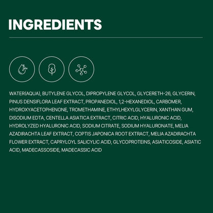 ROUND LAB Pine Calming Cica Ampoule 1.01 Fl Oz – Hydrating & Soothing Serum with Pine Cica and Hyaluronic Acid for Skin Barrier Strengthening, Gentle Exfoliation, Deep Moisture