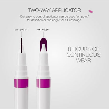 stila Calligraphy Lip Stain - Long-Lasting Tint, Moisturizing, Transfer-Proof, Lightweight, Sheer Buildable Color - Susan - 22 Fl Oz
