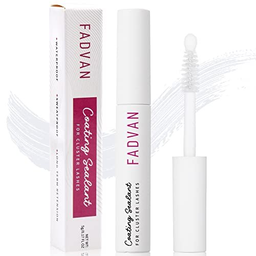 FADVAN Lash Sealant for Eyelash Extensions – Overnighter Lash Sealer for DIY Coating, Long-Lasting Up to 2 Weeks (5ml, Clear) - görsel 2