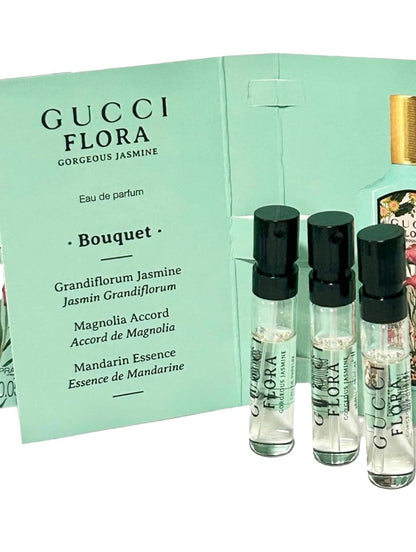 Gucci Flora Gorgeous Jasmine Eau de Parfum Sample Set (3 x 1.5 ml) – Women's Fragrance Avelisse