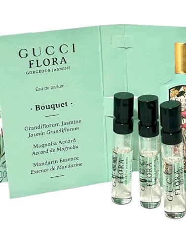 Gucci Flora Gorgeous Jasmine Eau de Parfum Sample Set (3 x 1.5 ml) – Women's Fragrance Avelisse