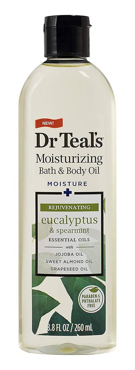 Dr. Teal's Bath & Body Oil Variety Gift Set – Soothing Lavender & Rejuvenating Eucalyptus & Spearmint, 2 Pack (8.8 oz Each) - görsel 7