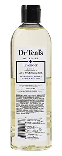 Dr. Teal's Bath & Body Oil Variety Gift Set – Soothing Lavender & Rejuvenating Eucalyptus & Spearmint, 2 Pack (8.8 oz Each) - görsel 6