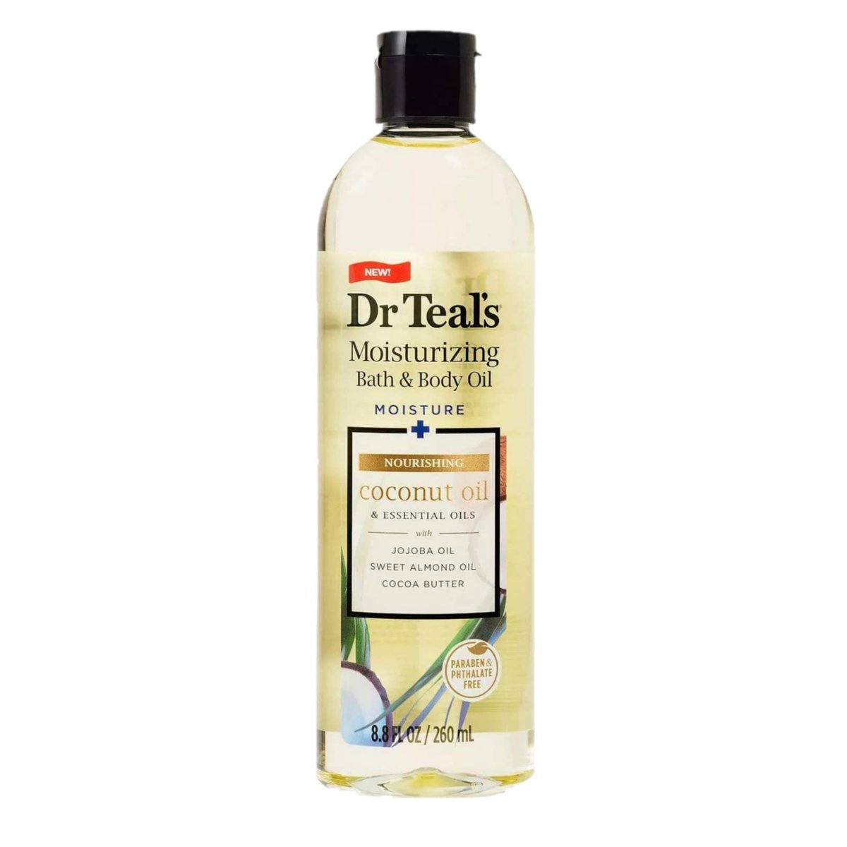Dr. Teals Bath & Body Oil Variety Gift Set - Shea Butter & Coconut Oil, 2 Pack (8.8 oz each) - Hydrating Spa Kit for Dry Skin & Relaxation - görsel 3