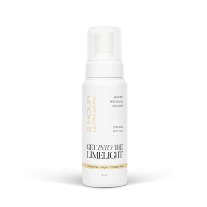 Get Into The Limelight 2 Hour Express Ultra Dark Self Tanner - Sunless Tanning Mousse, Rinses in 2 Hours, 8 oz Avelisse