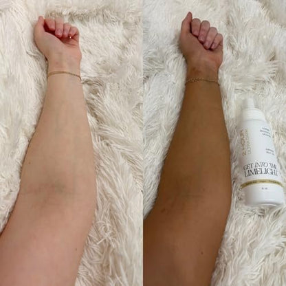 Get Into The Limelight 2 Hour Express Ultra Dark Self Tanner - Sunless Tanning Mousse, Rinses in 2 Hours, 8 oz Avelisse
