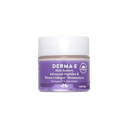Derma E Advanced Peptides and Vegan Flora-Collagen Night Moisturizer – Hydrating Facial Cream for Elasticity and Wrinkle Reduction, 2 oz Avelisse