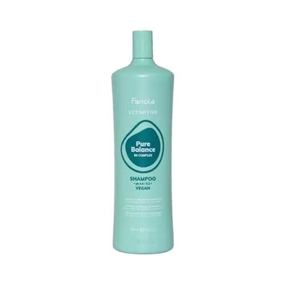 Fanola Pure Balance Anti Dandruff Scalp Shampoo - Purifying Treatment with B & E Vitamins for Oily Hair & Itchy Skin, 33.8 fl oz Avelisse