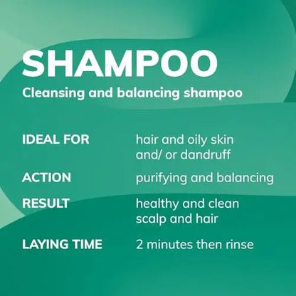 Fanola Pure Balance Anti Dandruff Scalp Shampoo - Purifying Treatment with B & E Vitamins for Oily Hair & Itchy Skin, 33.8 fl oz Avelisse