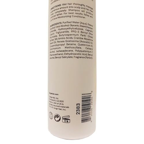 L'ANGE HAIR Curl Care Gentle Shampoo – Nourishing & Moisturizing Sulfate-Free Shampoo for Curls, Reduces Frizz, Boosts Bounce & Shine, 8 Fl Oz Avelisse