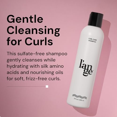 L'ANGE HAIR Curl Care Gentle Shampoo – Nourishing & Moisturizing Sulfate-Free Shampoo for Curls, Reduces Frizz, Boosts Bounce & Shine, 8 Fl Oz Avelisse