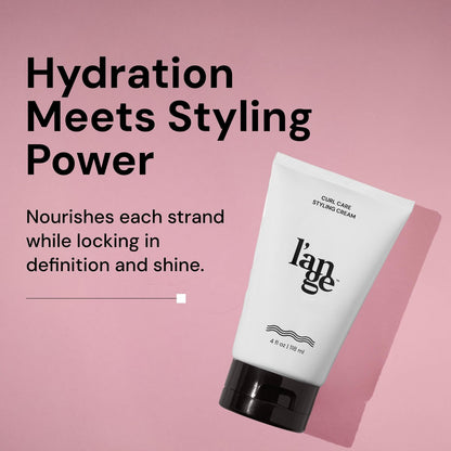 L'ANGE Hair Styling Cream for Curly Hair - Define, Hydrate & Reduce Frizz, Sulfate-Free, 8 oz Avelisse