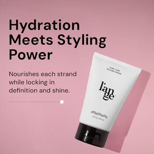 L'ANGE Hair Styling Cream for Curly Hair - Define, Hydrate & Reduce Frizz, Sulfate-Free, 8 oz Avelisse