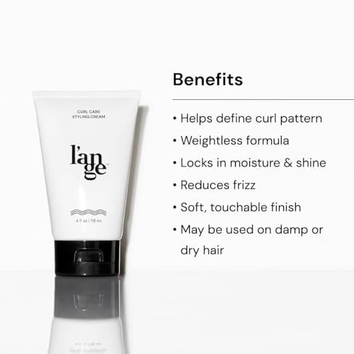 L'ANGE Hair Styling Cream for Curly Hair - Define, Hydrate & Reduce Frizz, Sulfate-Free, 8 oz Avelisse