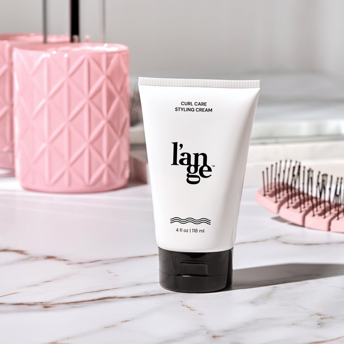 L'ANGE Hair Styling Cream for Curly Hair - Define, Hydrate & Reduce Frizz, Sulfate-Free, 8 oz Avelisse