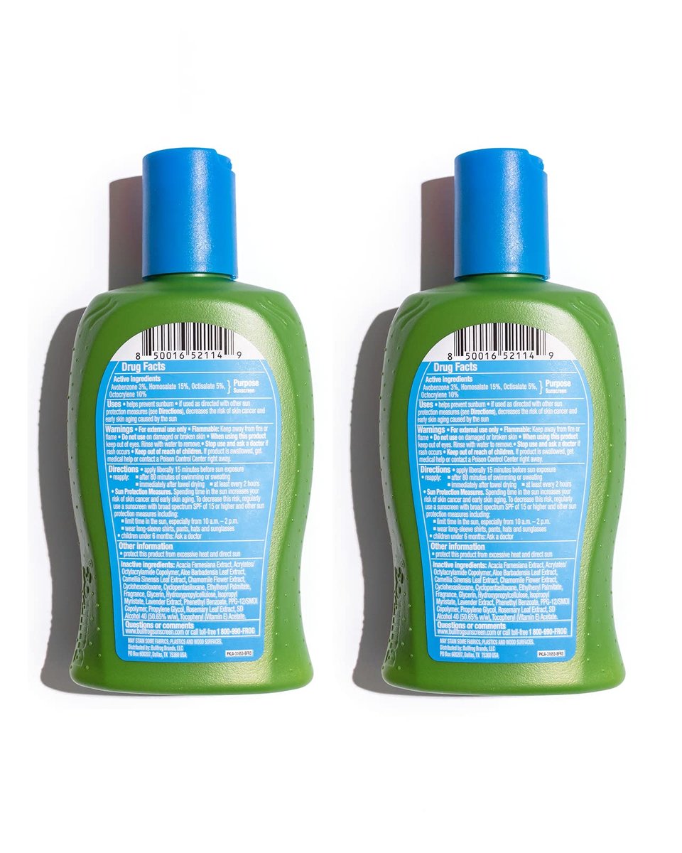 Bullfrog Quik Gel Sunscreen SPF 50 – Oxybenzone & Octinoxate Free, Broad Spectrum UVA/UVB, 5 oz (2 Pack) Avelisse