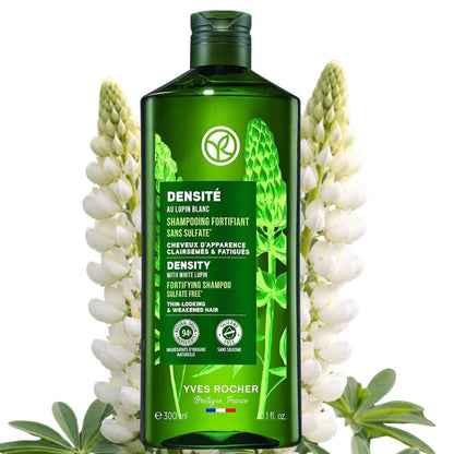 Yves Rocher Fortifying Shampoo – Volumizing & Hair Thickening Shampoo for Thinning Hair – Scalp Care Formula with Botanical Ingredients – Strengthening Daily Hair Care, 300 ml / 10.1 fl oz Avelisse