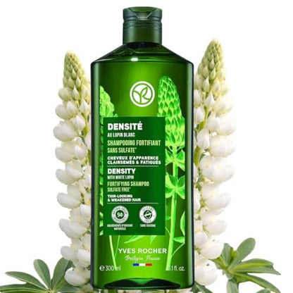 Yves Rocher Fortifying Shampoo – Volumizing & Hair Thickening Shampoo for Thinning Hair – Scalp Care Formula with Botanical Ingredients – Strengthening Daily Hair Care, 300 ml / 10.1 fl oz Avelisse