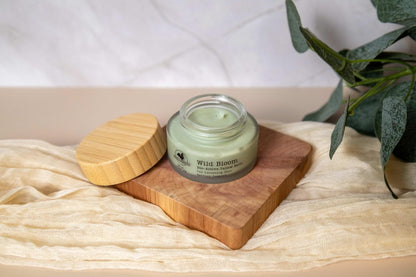 Hearth and Homestead Handmade Wild Bloom Bio-Active Tallow Face Balm with Blue Tansy – Hydrate, Nourish, and Protect Skin – 0.7 oz Avelisse