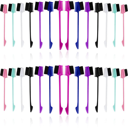 NSBELL 28-Piece 3-in-1 Hair Edge Brush & Double-Sided Hair Comb Set – 7 Colors Avelisse
