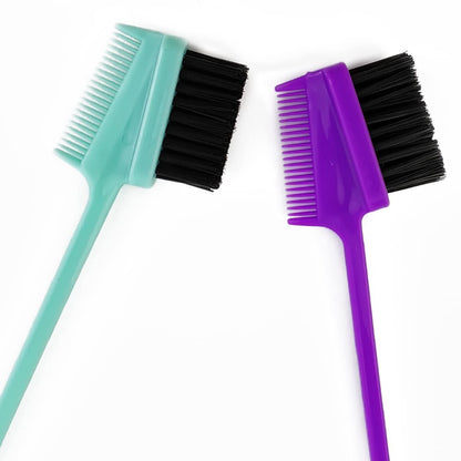 NSBELL 28-Piece 3-in-1 Hair Edge Brush & Double-Sided Hair Comb Set – 7 Colors Avelisse