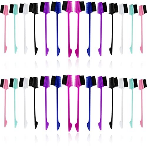 NSBELL 28-Piece 3-in-1 Hair Edge Brush & Double-Sided Hair Comb Set – 7 Colors Avelisse