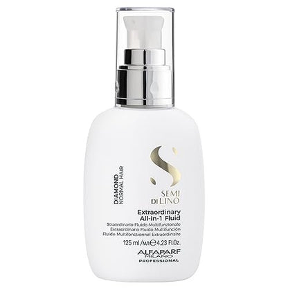 ALFAPARF MILANO Semi di Lino All-In-One Multi-Benefit Leave In Conditioner Spray with Thermal Protection - Detangles, Softens, Smooths, Controls, Seals Cuticles - Prevents Split Ends - Humidity Protection, 4.23 Fl Oz Avelisse
