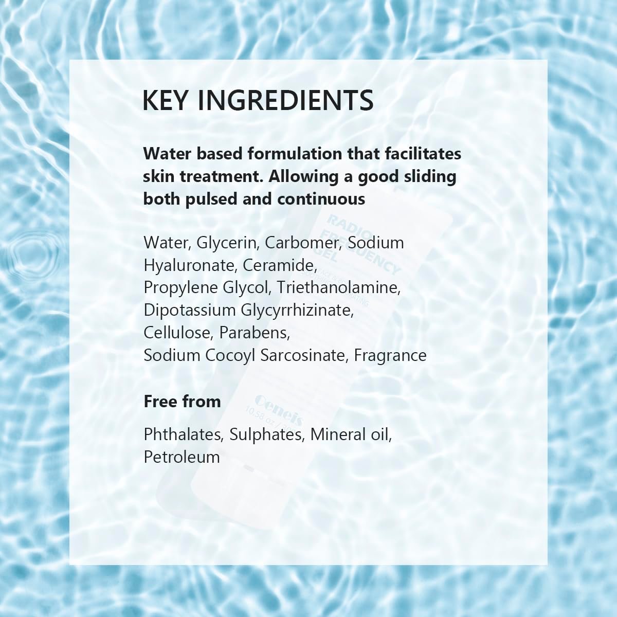 Oeneis Radio Frequency Gel for RF Facial Machine & Microcurrent – Conductive Hydrating Gel for Soothing Skin, 300g - görsel 5