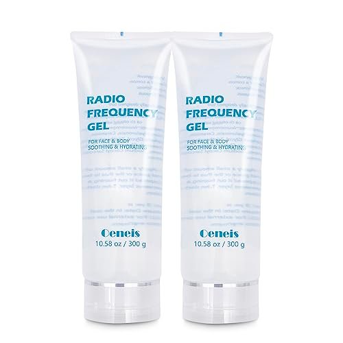 Oeneis Radio Frequency Gel for RF Facial Machines - Conductive Microcurrent Gel for Skin Soothing and Hydrating, 300g Tube (Pack of 2) Avelisse