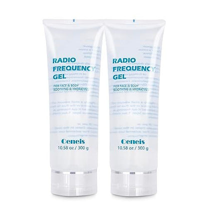 Oeneis Radio Frequency Gel for RF Facial Machines - Conductive Microcurrent Gel for Skin Soothing and Hydrating, 300g Tube (Pack of 2) Avelisse
