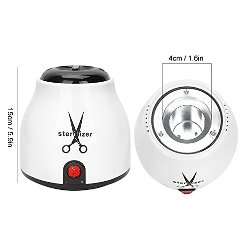 YUYTE Metal Tools Hot Air Sterilizer with Quartz Sand – Nail Art Sterilizer Container for Scissors, Tweezers & More - görsel 12