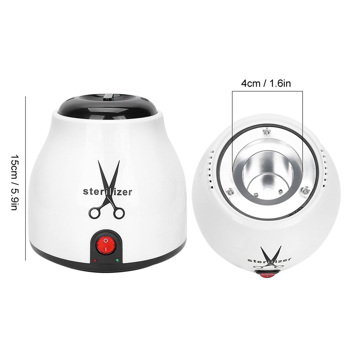 YUYTE Metal Tools Hot Air Sterilizer with Quartz Sand – Nail Art Sterilizer Container for Scissors, Tweezers & More - görsel 11