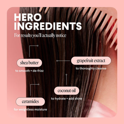 MONDAY HAIRCARE CLARIFY Shampoo with Grapefruit Extract & Ceramides for Oily Hair Prone to Build-up, 354 mL