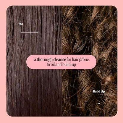 MONDAY HAIRCARE CLARIFY Shampoo with Grapefruit Extract & Ceramides for Oily Hair Prone to Build-up, 354 mL