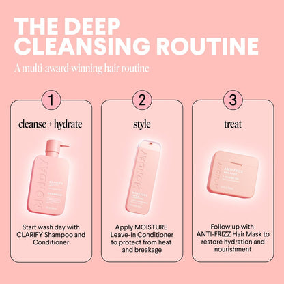 MONDAY HAIRCARE CLARIFY Shampoo with Grapefruit Extract & Ceramides for Oily Hair Prone to Build-up, 354 mL