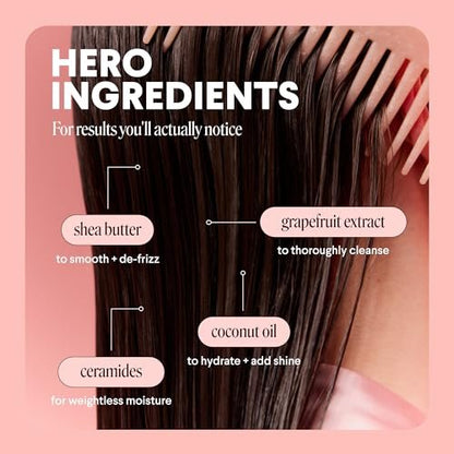 MONDAY HAIRCARE CLARIFY Shampoo with Grapefruit Extract & Ceramides for Oily Hair Prone to Build-up, 354 mL