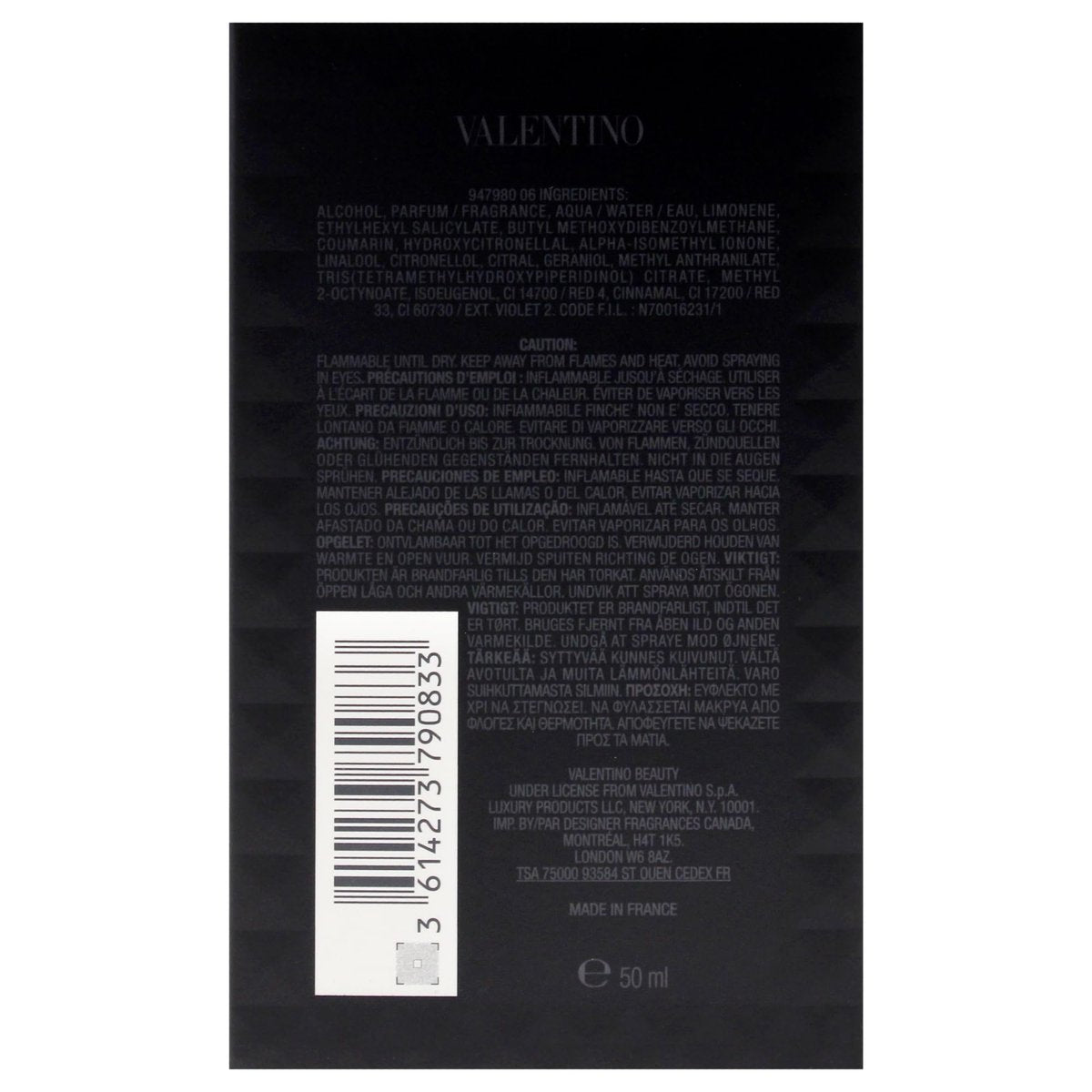 Valentino Uomo Born in Roma Intense for Men - 1.7 oz Eau de Parfum Spray Avelisse